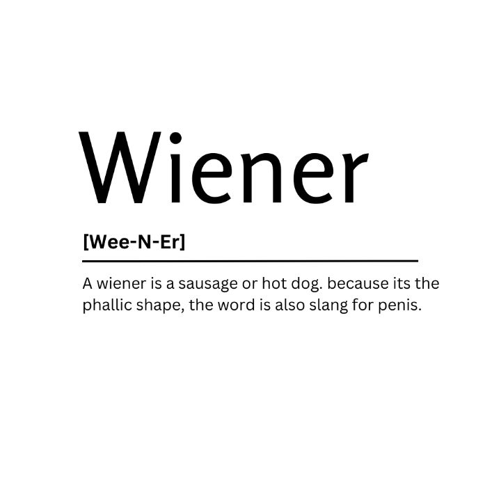 Wiener Dictionary Definition Kaigozen Digital Art Humor And Satire