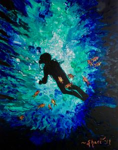 Diver Under the Sea