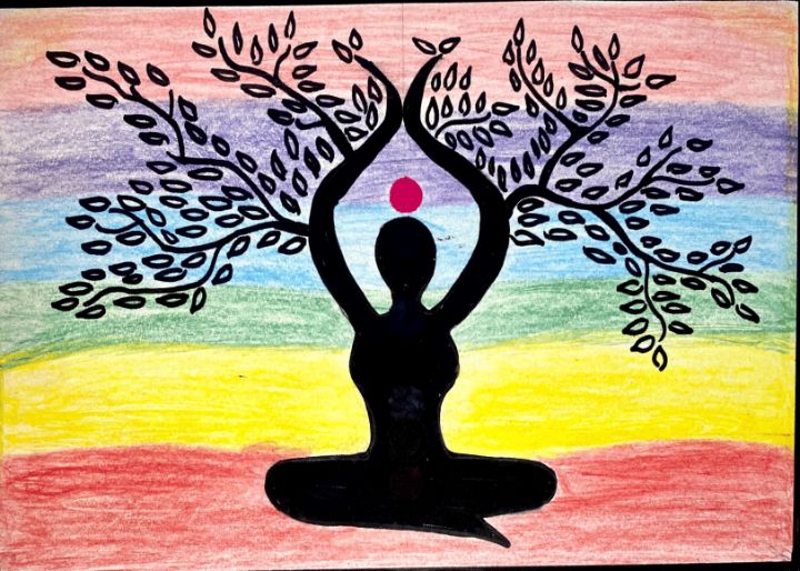 Inner peace - Crafts by Koala - Paintings & Prints, Ethnic, Cultural, & Tribal, Other Ethnic, Cultural, & Tribal - ArtPal