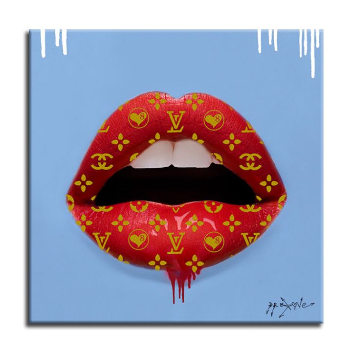 Mini Creations - Louis Vuitton Lips Print