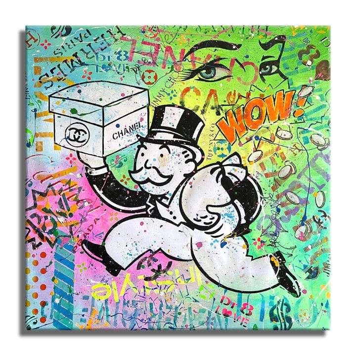 Monopoly x London (POSTER PRINT) Alec monopoly inspired - pop art - rolex  art