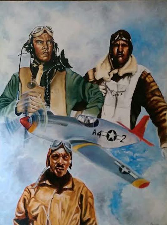 Tuskegee Airmen - ANOINTEDHANDS - Paintings & Prints, Politics ...