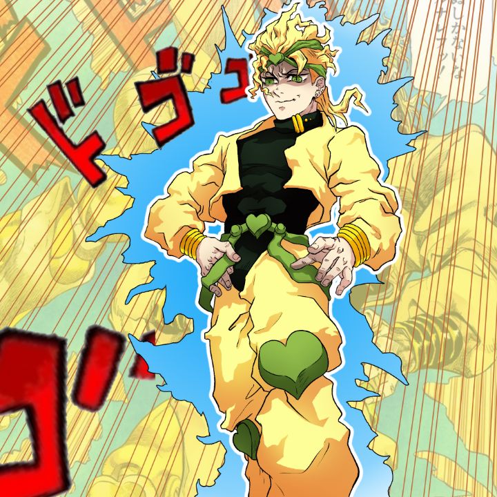 Dio Brando in the Art Style of Aiartes