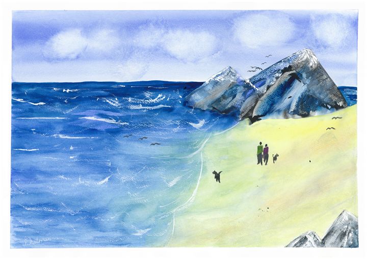 Arctic Charm Original Watercolour - Art philosophy