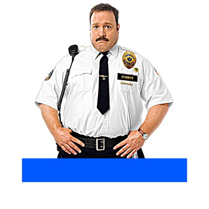Paul blart mall cop thick blue line novastore digital art ai