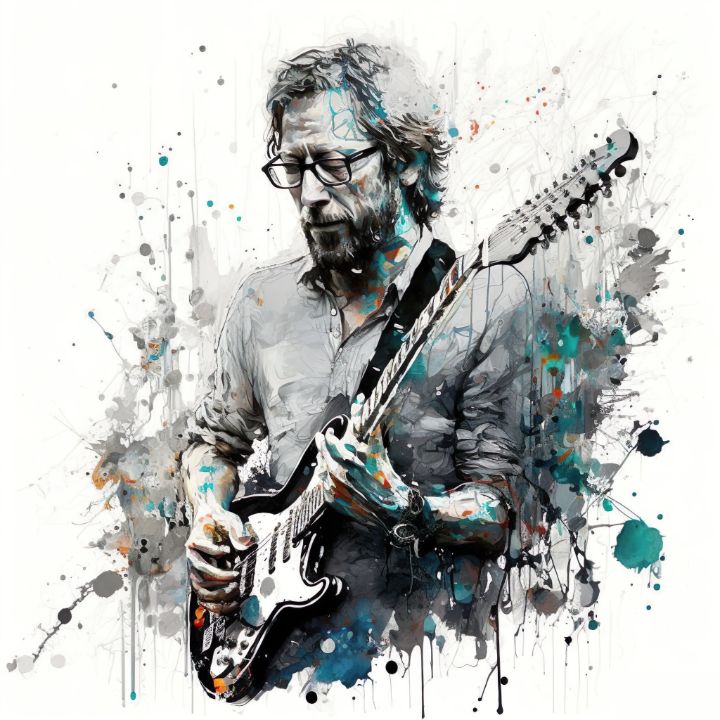 Eric Clapton - Artur Baily - Digital Art, People & Figures