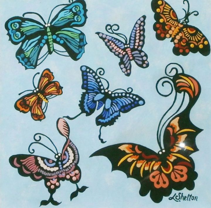Butterflies - #2 - Linda D. Shelton's Paint Box