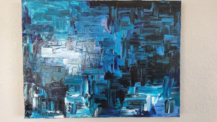 Bleu Forty-Eight - Dane Kidd Art - Paintings & Prints, Abstract, Color ...