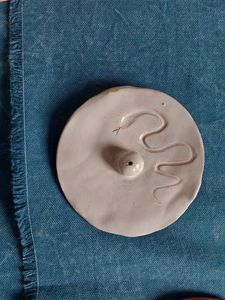 Self Draining Soap Dish - Indigo Mud - Ceramics & Pottery, Plates & Saucers  - ArtPal