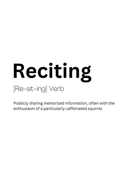 Reciting Dictionary Definition - Dictionary Art - Digital Art & AI ...