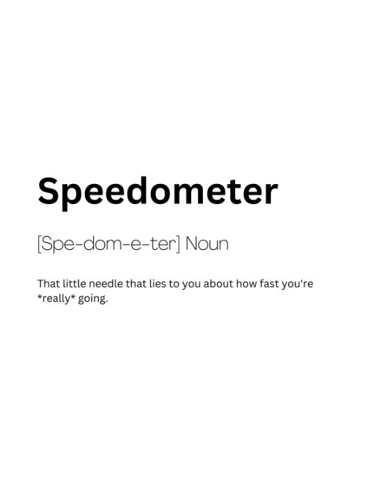 Speedometer Quote Speedometer Dictionary Definition - Dictionary Art - Digital Art & AI ...