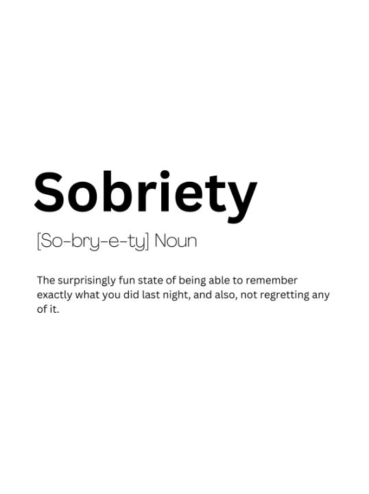 Sobriety dictionary definition dictionary art digital art ai