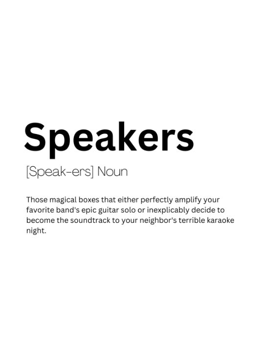 Speakers dictionary definition dictionary art digital art ai