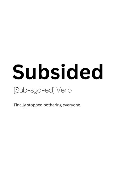 Subside Def Subsided Dictionary Definition - Dictionary Art - Digital Art & AI ...
