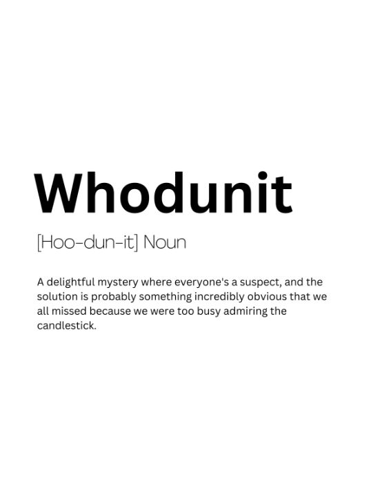 Whodunit dictionary definition dictionary art digital art ai