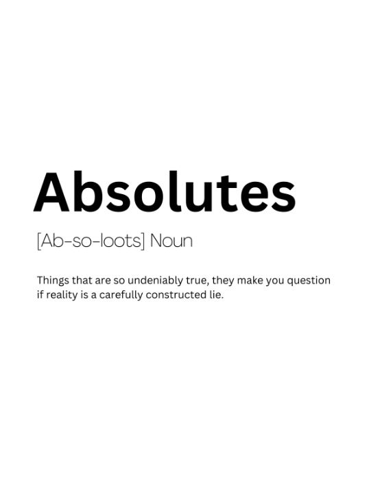 Absolutes Dictionary Definition - Dictionary Art - Digital Art & AI ...