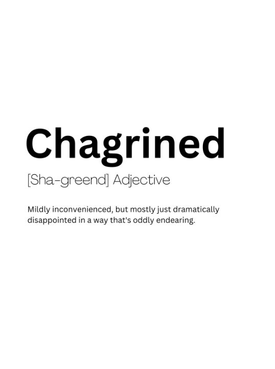 Chagrined Dictionary Definition - Dictionary Art - Digital Art & AI ...