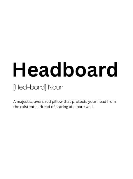 Headboard dictionary definition dictionary art digital art ai
