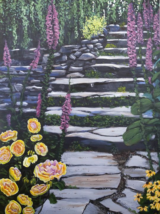 Garden Stairs - Michael Dyer