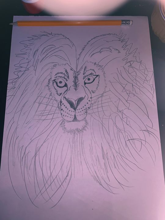 Lion Head Drawing by Greg Joens - Fine Art America-saigonsouth.com.vn