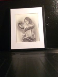 snake, girl