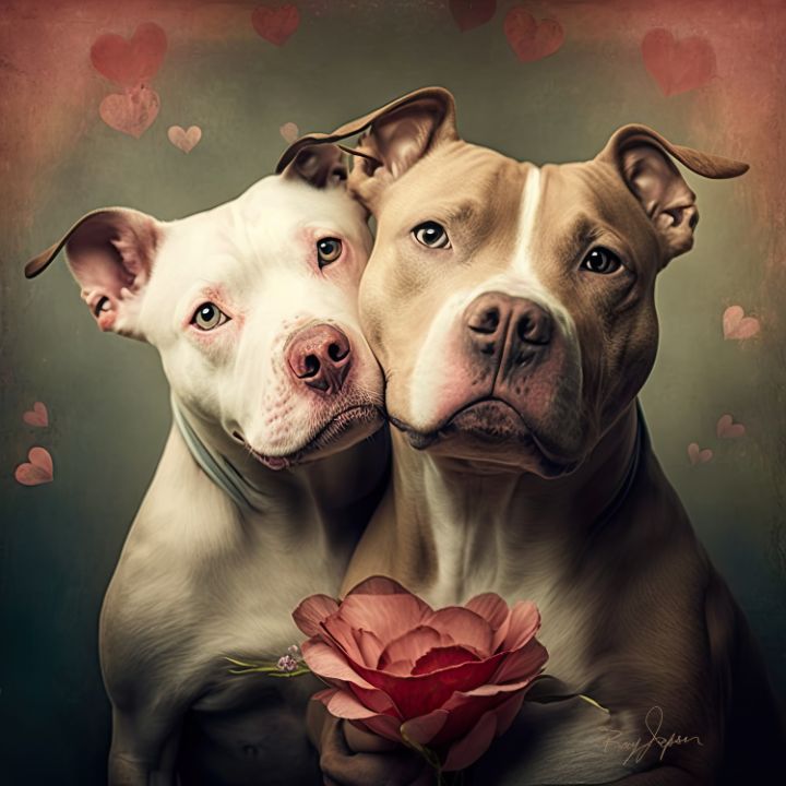 So In Love - Dog Master - Digital Art & AI, Animals, Birds, & Fish ...