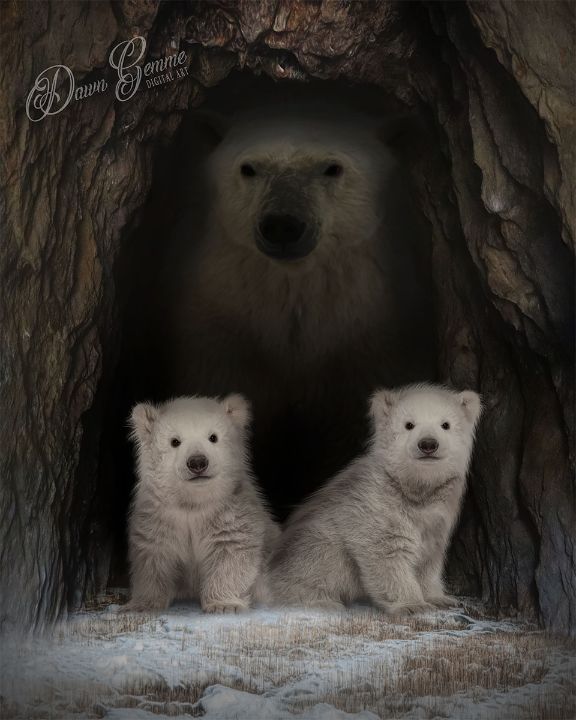 Wandering Grizzly Bear Wildlife Painting - Bear Wall Art