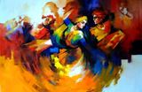 hand made indian paintings on canvas