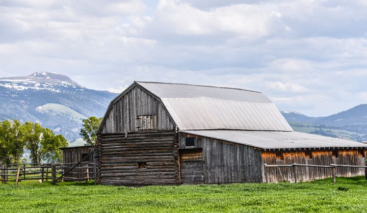Hay Barn along Mormon Row, Tetons - Aspen Ridge Gallery