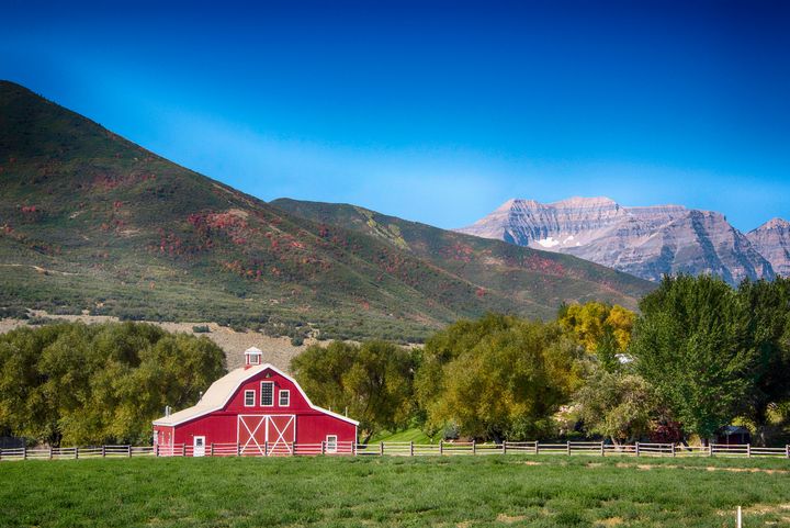 Red Barn in Wallsburg Utah 2 - Aspen Ridge Gallery - Photography ...