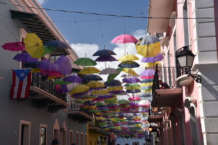 Umbrella Street. Puerto Rico - Aspen Ridge Gallery - Photography ...