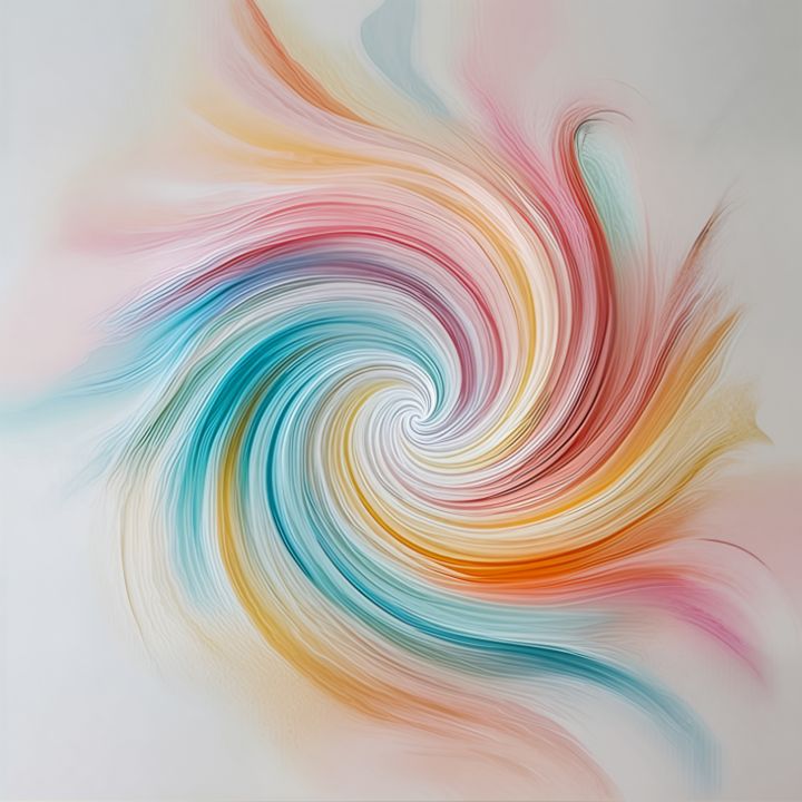 Abstract Colorful Wall Art - DreamWall Studio - Paintings & Prints ...