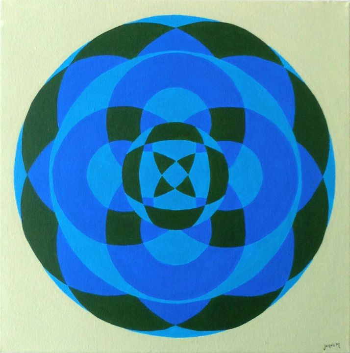 Mandala 151 - Juano M. Art Gallery - Paintings & Prints, Abstract 