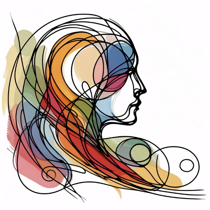 Abstract Human Head Drawing - A.D. Visual Digital Art - Drawings ...