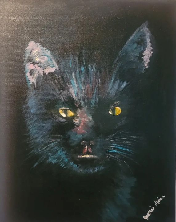 Black Cat - Jacqueline Meier Fine Art