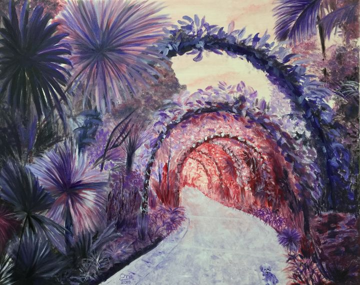 Archway in National Orchid Garden - Kingwood Gallery