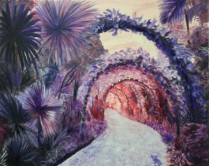 Archway in National Orchid Garden