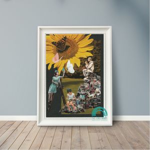 World of possibilities collage print