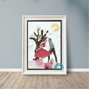 Dance with me Collage print
