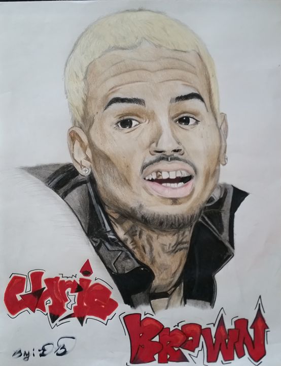 Drawing Chris Brown Artwork - Things Artwork Paradise