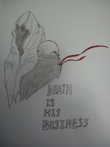 Death is his business - Grey Rabbit dreams