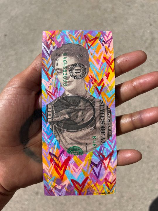 Frida Kahlo dollar bill - FreeHumanity - Paintings & Prints, Ethnic ...