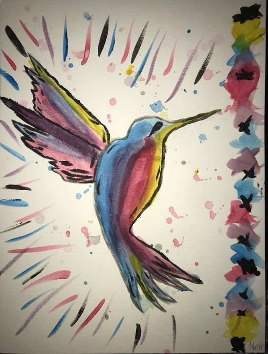 Hummingbird - Triniti’s art!