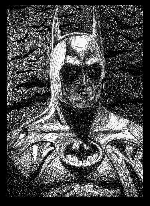 Michael Keaton Batman 1989 InnerVision Design Drawings