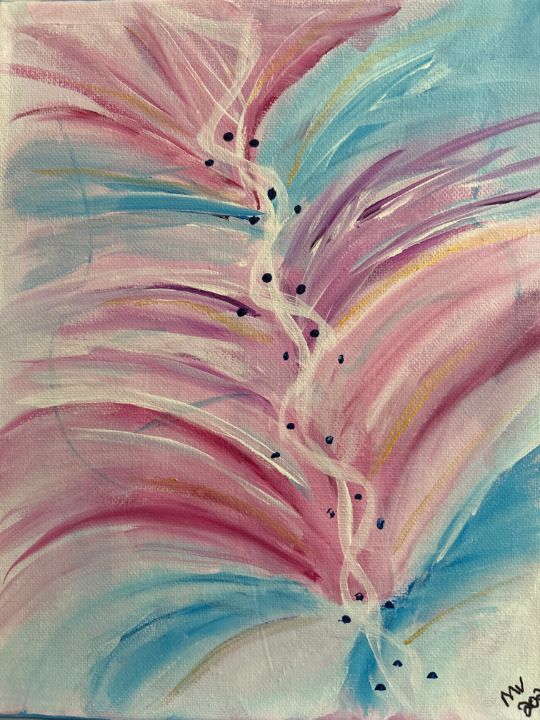 Abstract feathers My Cozy Corner Art Paintings & Prints, Abstract