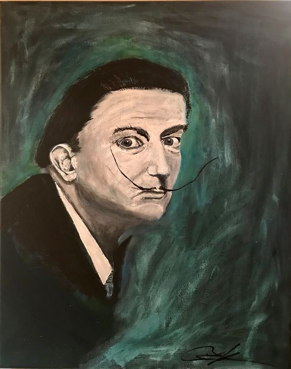 Hello Dali - Robert L Allen Originals - Paintings & Prints, People ...