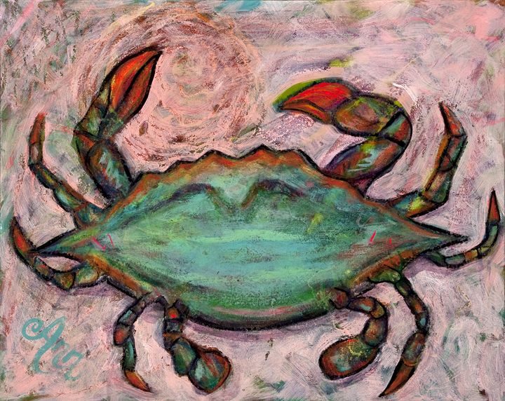 Lobster Buoys - Stream to Sea Gallery - Paintings & Prints, Animals, Birds,  & Fish, Aquatic Life, Crustaceans, Lobster - ArtPal