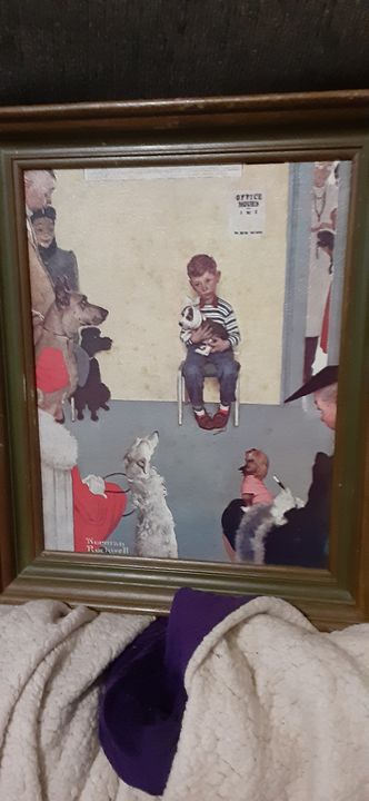 Norman Rockwell At the Vet - Affordable artworks co.