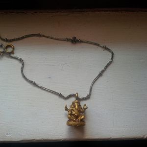 Loard Ganesha brass pendant