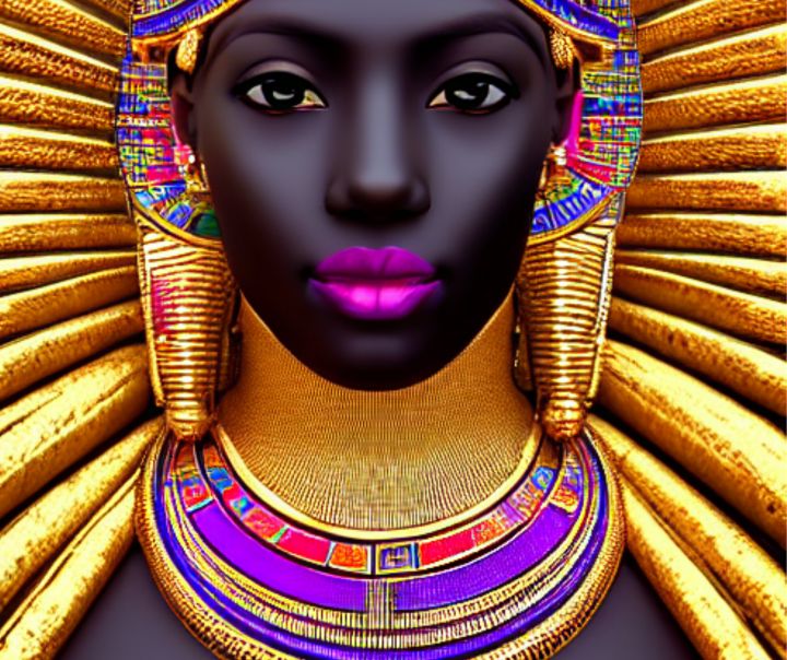 "Iridescent Lips" Queen #5 - Blaze4Arts